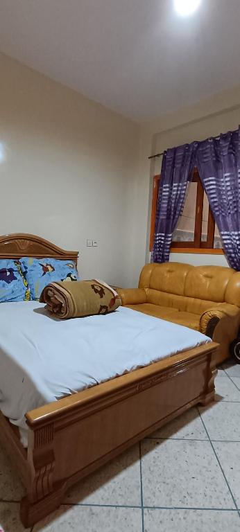 Postel nebo postele na pokoji v ubytování Belle vue 3