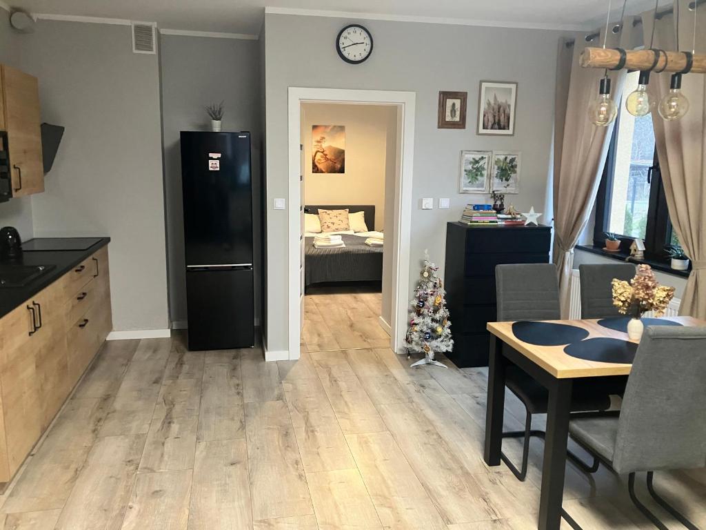 Kuchyňa alebo kuchynka v ubytovaní Apartamenty Czarna Perła