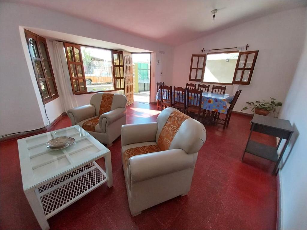 Posezení v ubytování Casa de Hugo