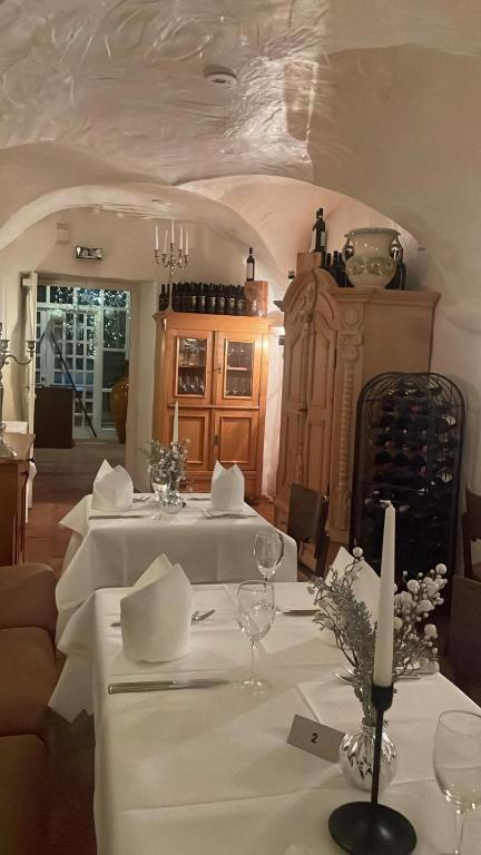Restaurace v ubytování Hotel Restaurant Altes Badhaus