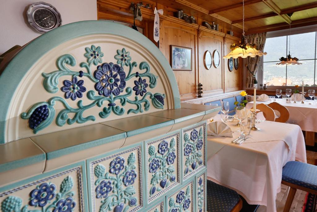 Restaurace v ubytování Landhaus Hotel Kristall