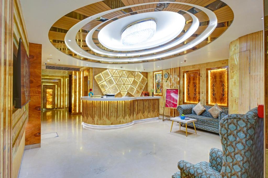 Posezení v ubytování Hotel Gold Palace - 03 Mins Walk From New Delhi Railway Station