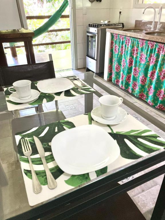 Kuchyň nebo kuchyňský kout v ubytování Eco Hostel Bosque di Barro