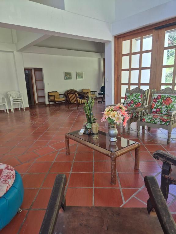 Posezení v ubytování Hotel Campestre Villa Nico