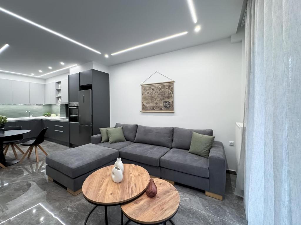 Posezení v ubytování Luxurious Residence Thessaloniki