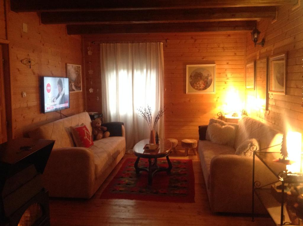 Posezení v ubytování Lodge House Tara