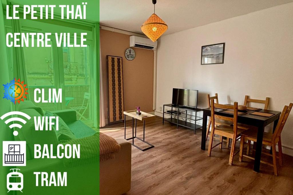 Fotografia z galérie ubytovania LE PETIT THAI Appart 2 PIECES ZEN CENTRE VILLE v destinácii Montpellier