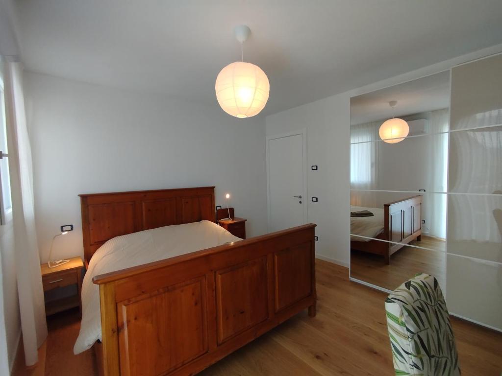 Postel nebo postele na pokoji v ubytování Agriturismo Casa Bregalda