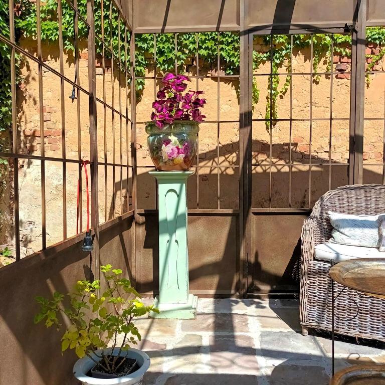 Balkón nebo terasa v ubytování Domaine LaPromise