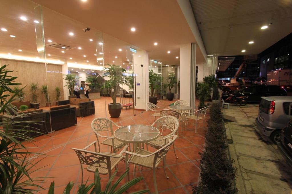 Restaurace v ubytování Molek Garden Hotel