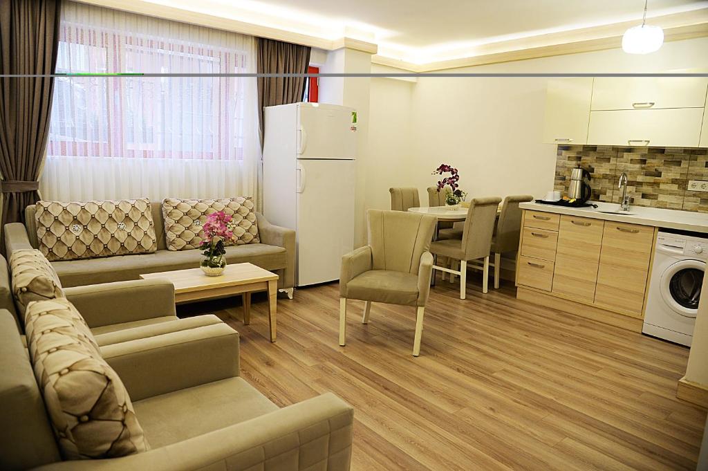 Kuchyň nebo kuchyňský kout v ubytování al khalej otel