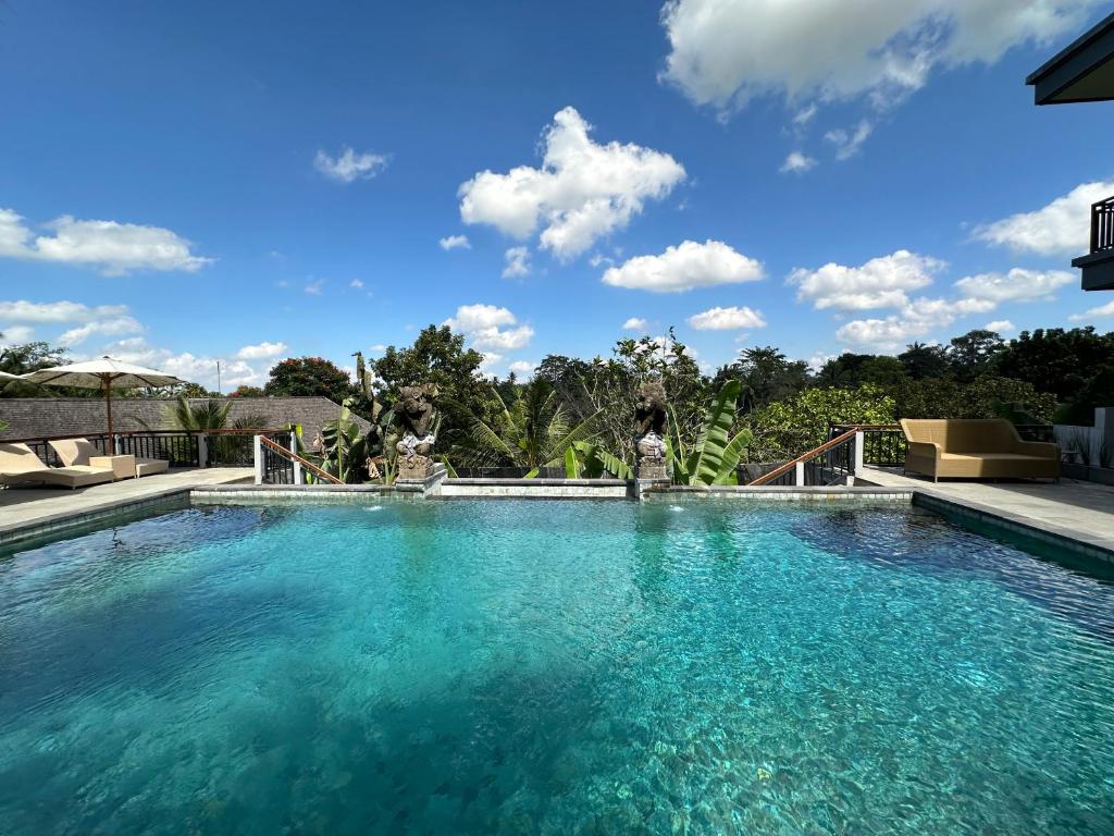 Bazén v ubytování Brata Cottage Ubud nebo v jeho okolí