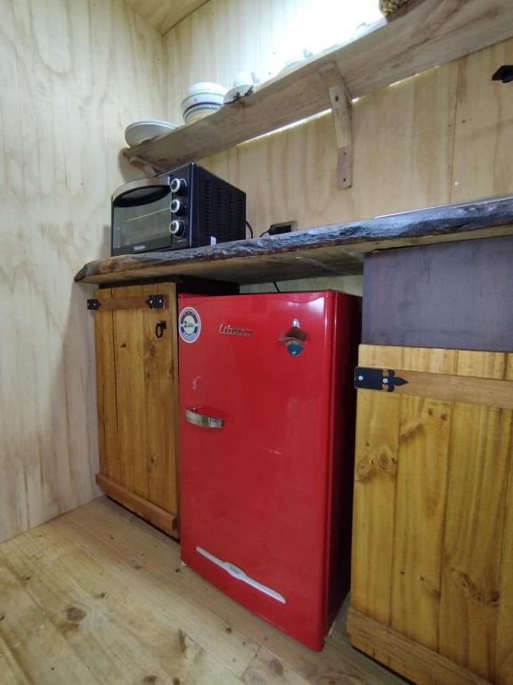 Kuchyň nebo kuchyňský kout v ubytování Hostal & Domos Bello Horizonte