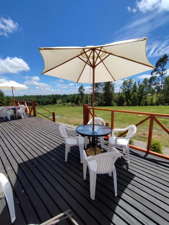 Balkón nebo terasa v ubytování Hostal & Domos Bello Horizonte