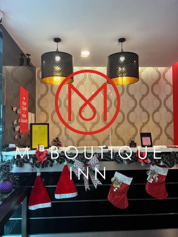 a store with christmas hats and a no smoking sign at M BOUTIQUE INN (BINTANG JAYA) in Miri