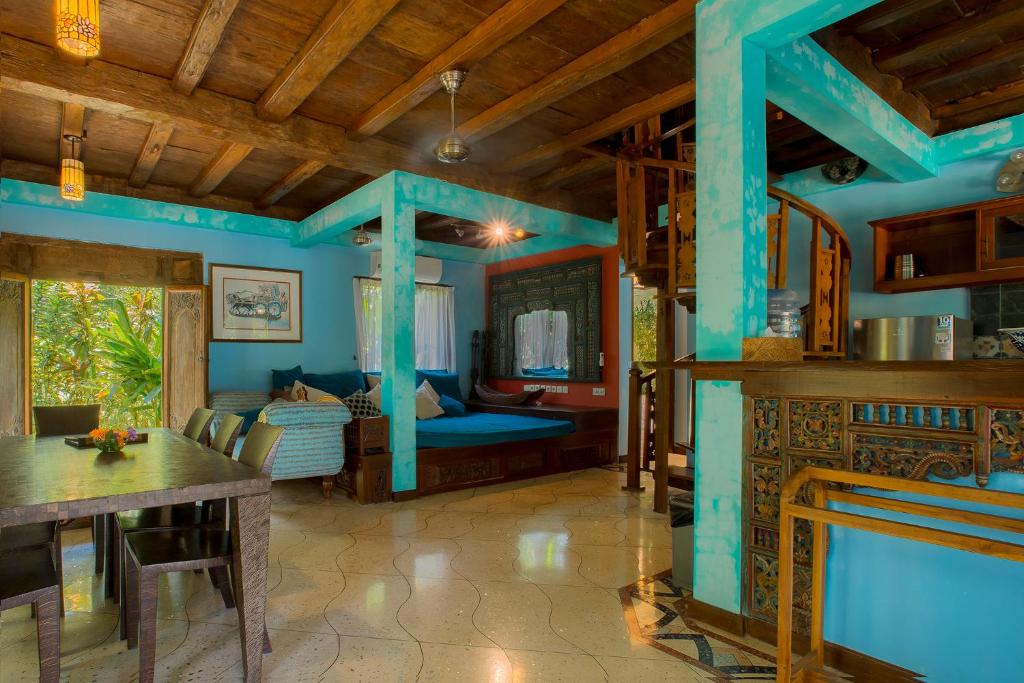 Postel nebo postele na pokoji v ubytování Bingin Ocean View Villas
