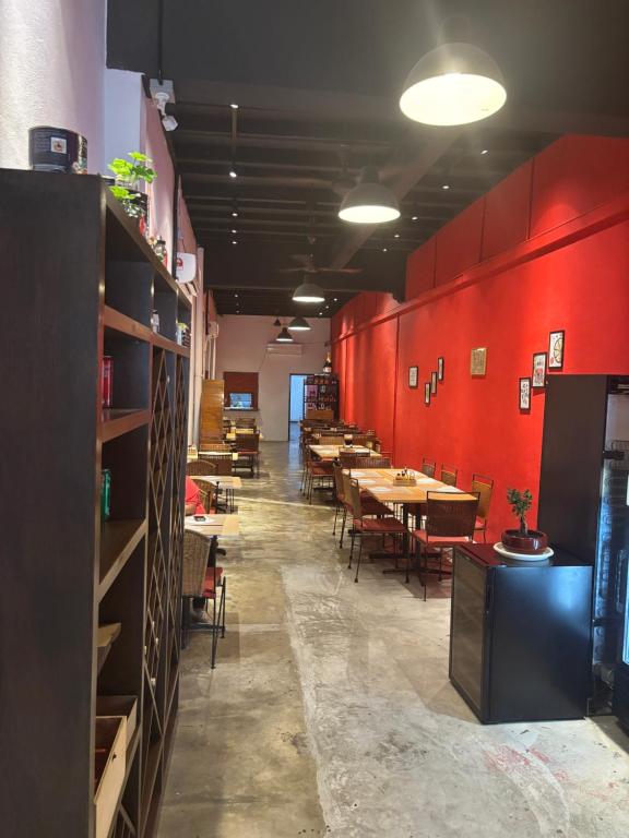 Restaurace v ubytování Victoria Pods