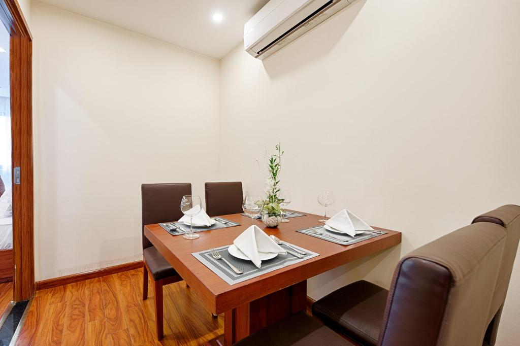Posezení v ubytování Mercury Apartment Danang