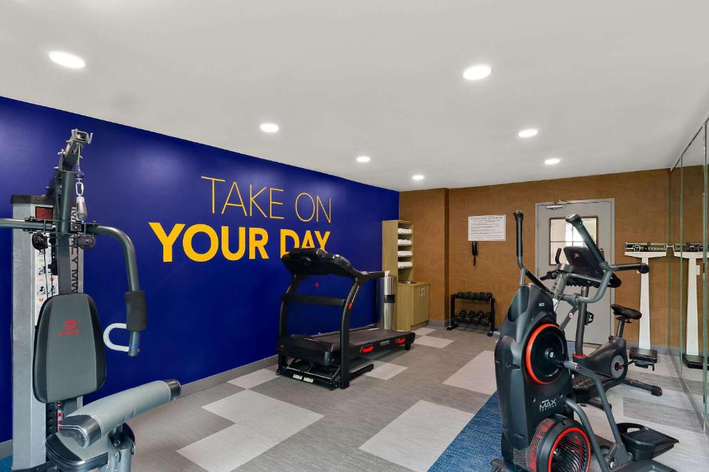 Fitness centrum a/nebo fitness zařízení v ubytování Comfort Inn Conroe
