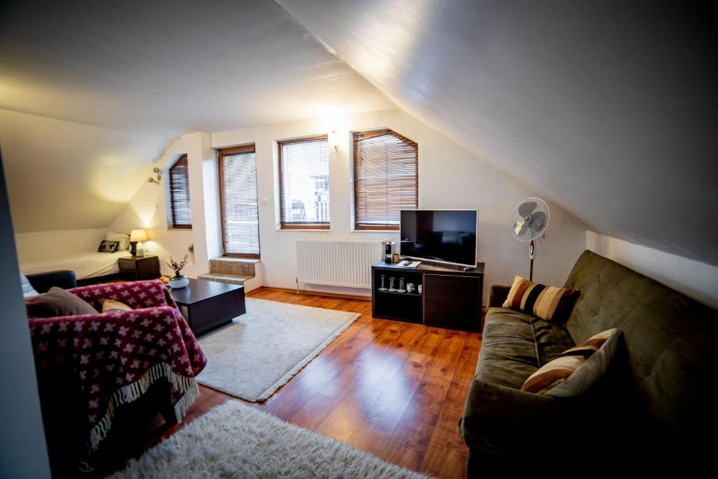 Posezení v ubytování Velinov Boutique Hotel