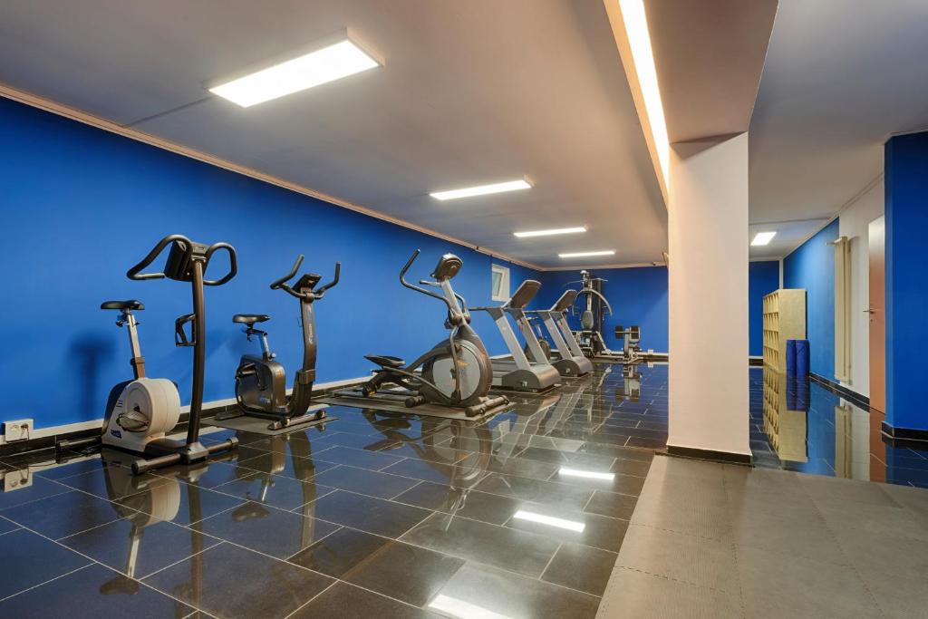 Fitness centrum a/nebo fitness zařízení v ubytování Max Aparthotel in Fürth