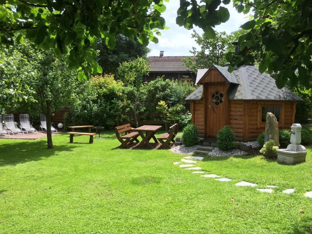 Zahrada ubytování Appartements Schweiberer