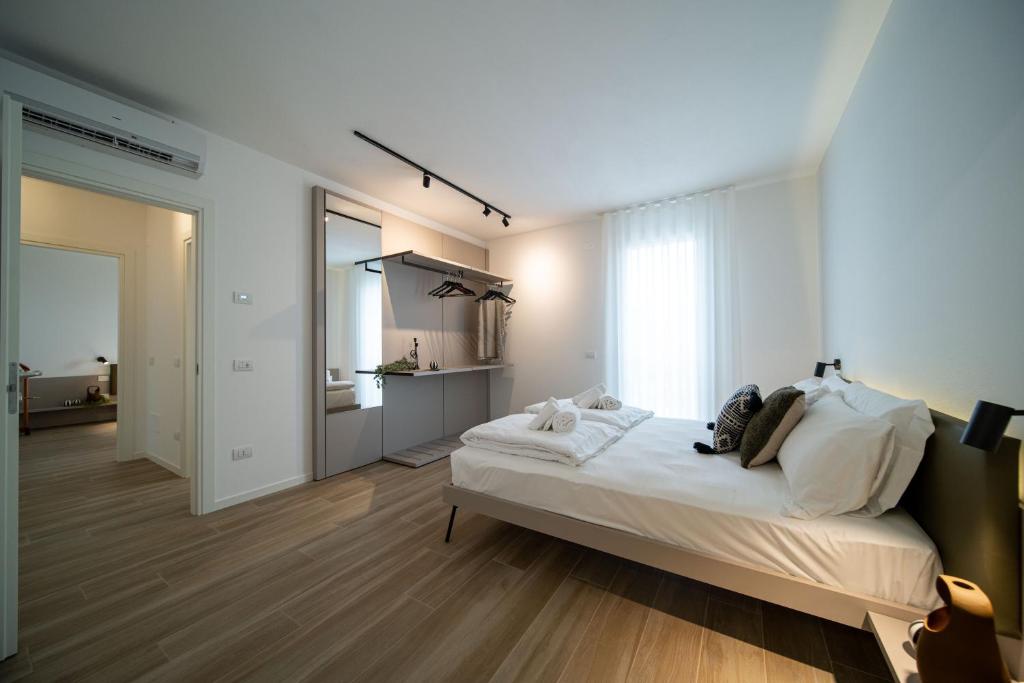 Postel nebo postele na pokoji v ubytování Residence Canova