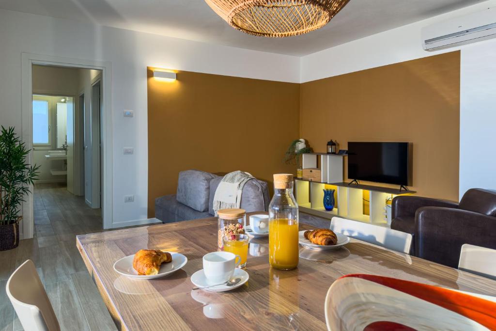 TV a/nebo společenská místnost v ubytování Residence Canova
