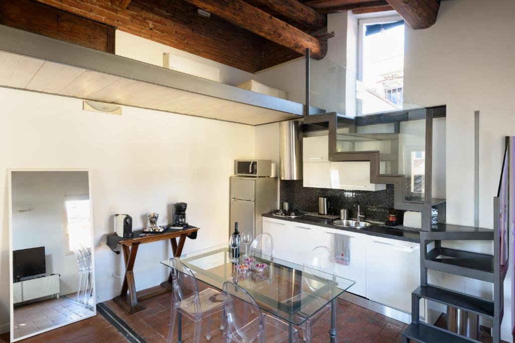 Kuchyňa alebo kuchynka v ubytovaní Casa Delco Firenze