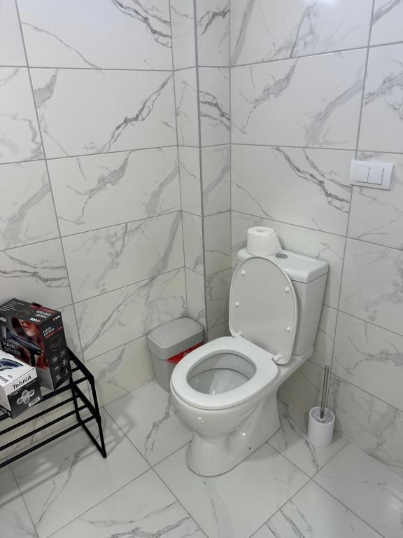 Koupelna v ubytování MM-2 Apartman