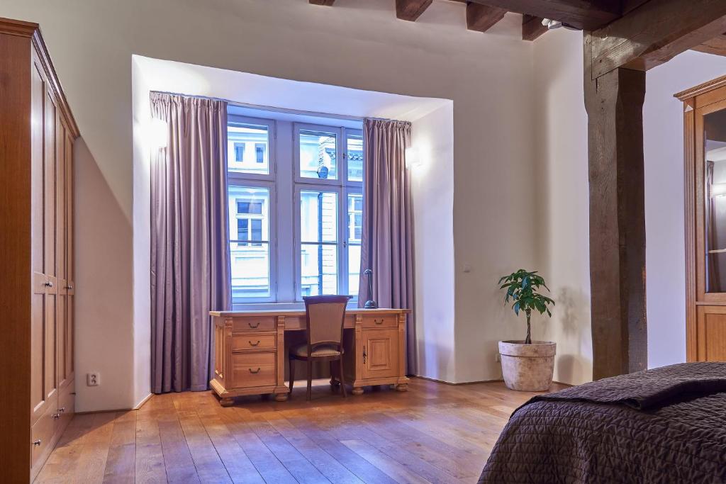 Posezení v ubytování Hotel U 3 Pstrosu