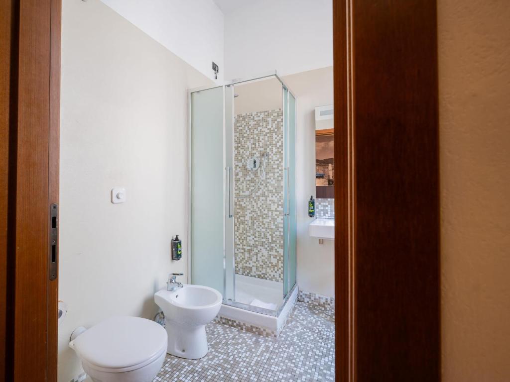 Koupelna v ubytování B&B Hotel Trieste