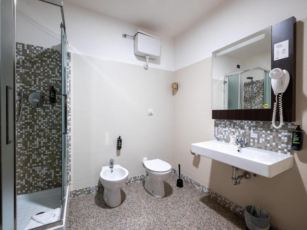 Koupelna v ubytování B&B Hotel Trieste