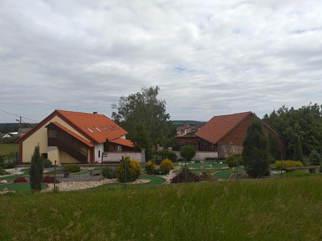Zahrada ubytování Penzion Na Majlantě