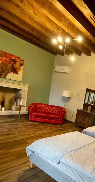 Postel nebo postele na pokoji v ubytování Guesthouse Corte Marzago - adults friendly
