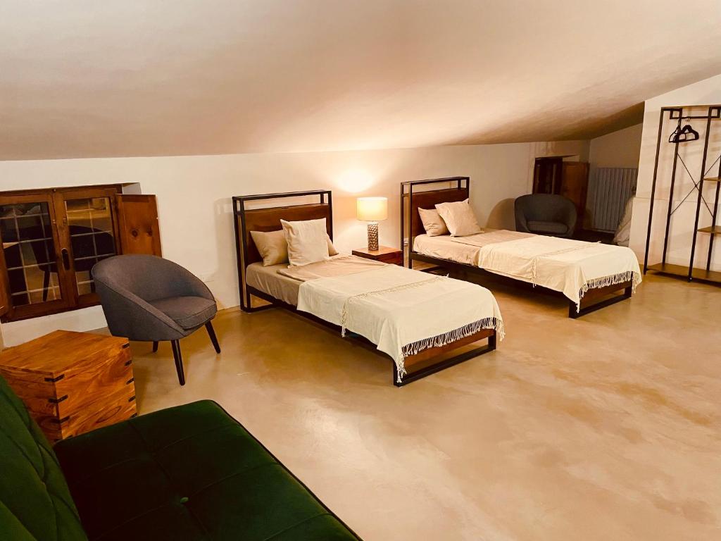 Postel nebo postele na pokoji v ubytování Guesthouse Corte Marzago - adults friendly