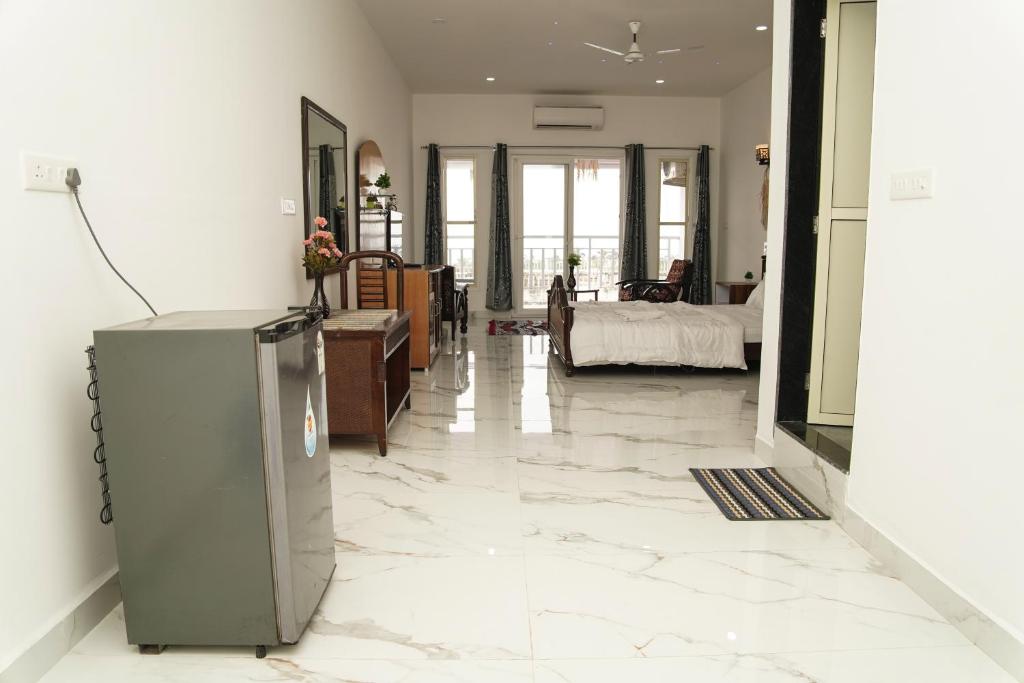 TV a/nebo společenská místnost v ubytování Samira Sea View