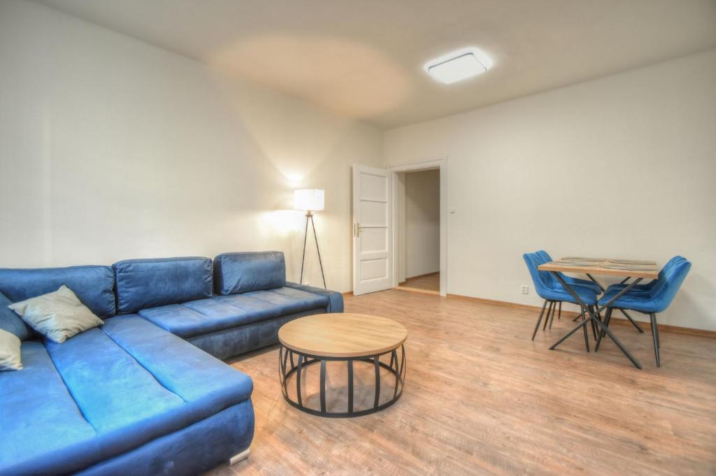 Area soggiorno di Apartmán v centru Olomouce