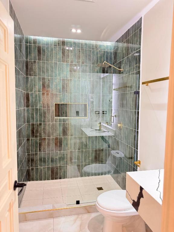 Koupelna v ubytování Hotel Boutique Las Mesetas