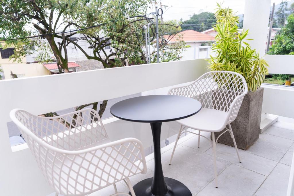 Balkón nebo terasa v ubytování Hotel Boutique Las Mesetas