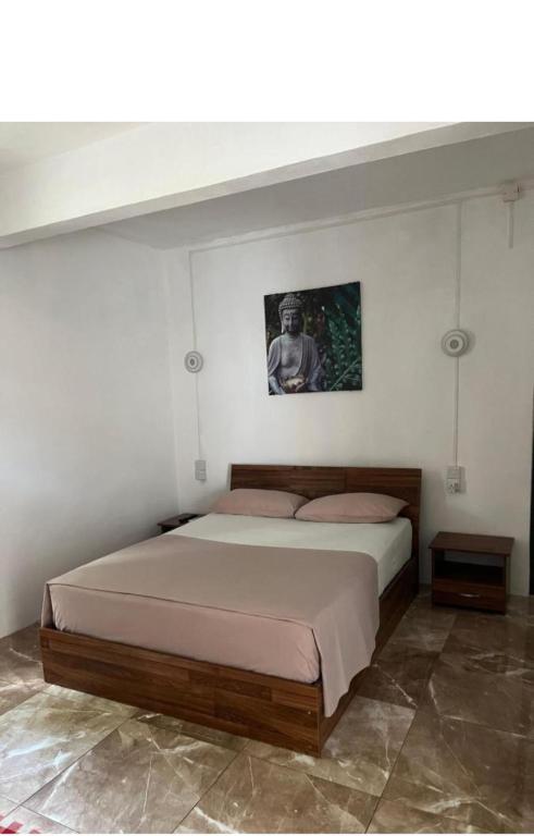 Postel nebo postele na pokoji v ubytování SeaView Studio - La Gaulette