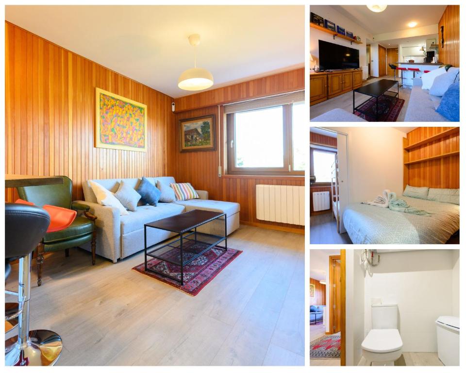 Χώρος καθιστικού στο Comodo Apartamento Esquia y Relájate en La Pinilla