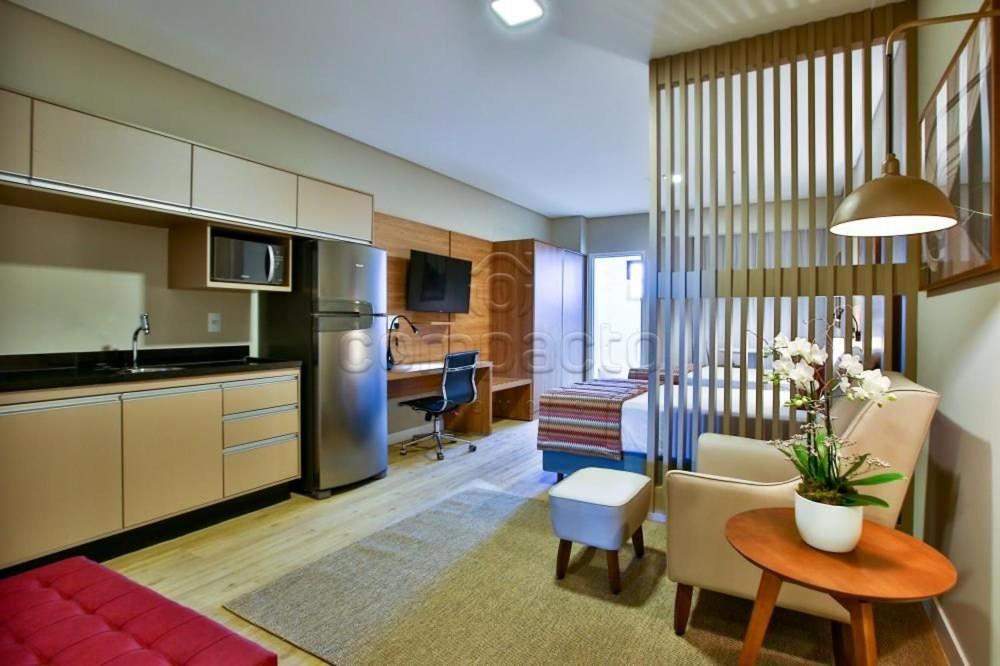 Kuchyň nebo kuchyňský kout v ubytování Flat & Lounge SQUARE FARIA LIMA