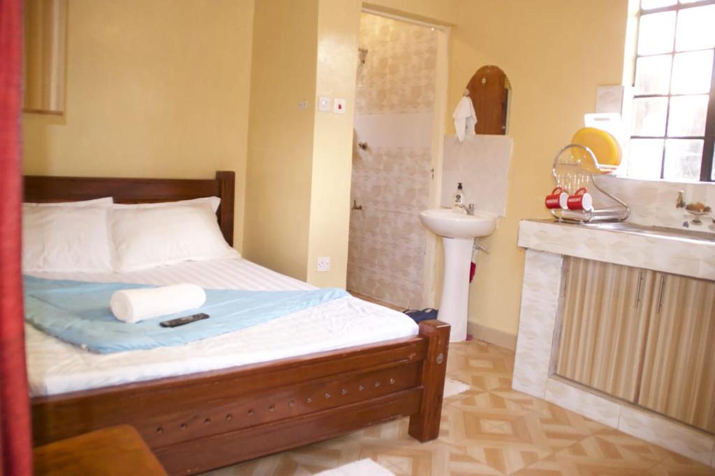 Et badeværelse på Muthiga Studio Airbnb