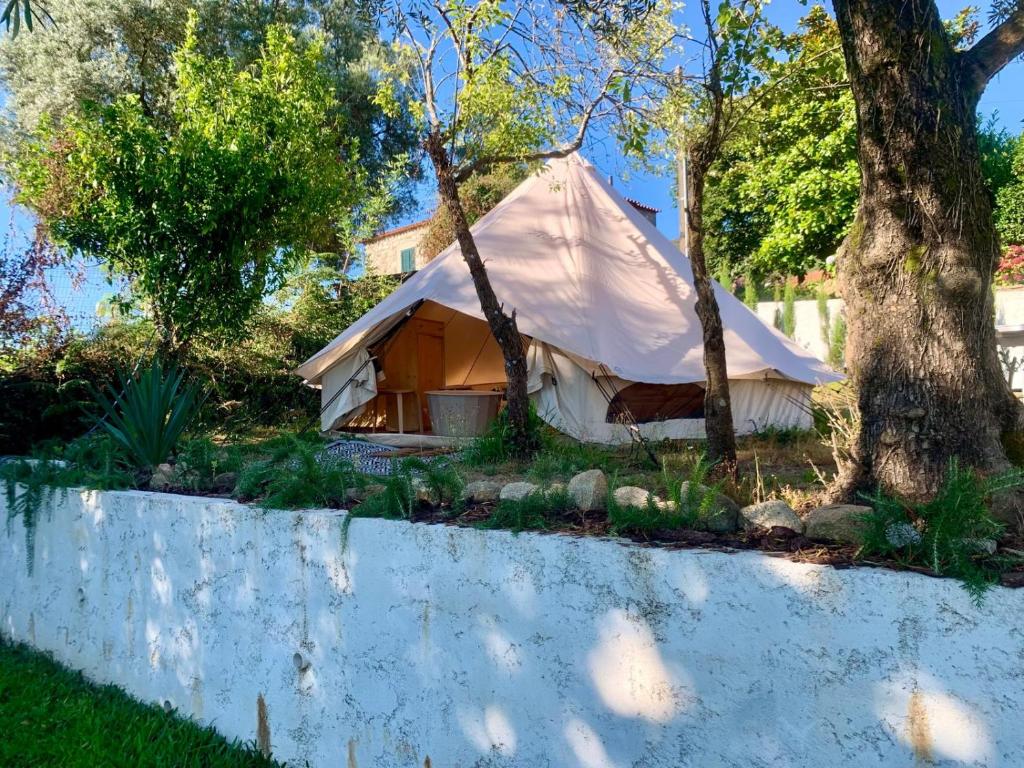 Zahrada ubytování Glamping de Cerveira