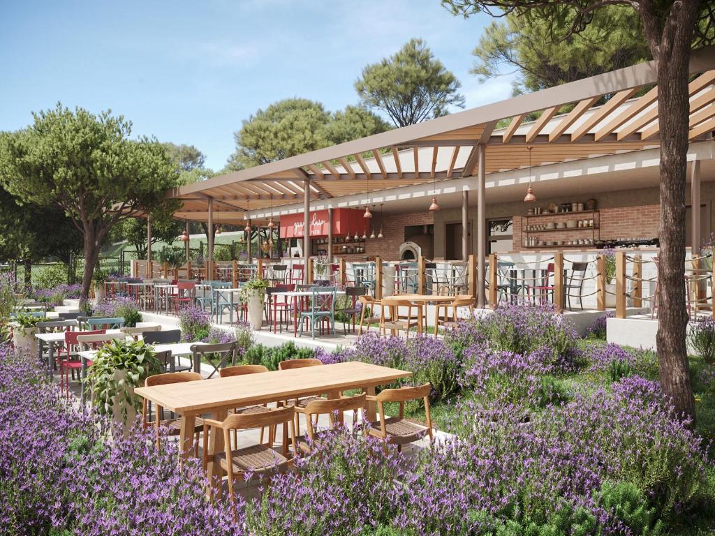 Restaurace v ubytování Sunny Makarska by Valamar