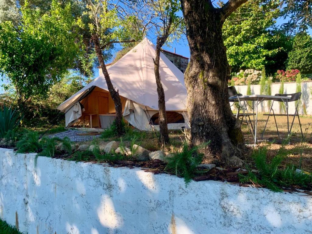 Zahrada ubytování Glamping de Cerveira