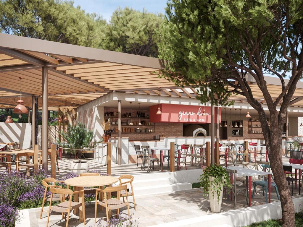 Restaurace v ubytování Sunny Makarska by Valamar