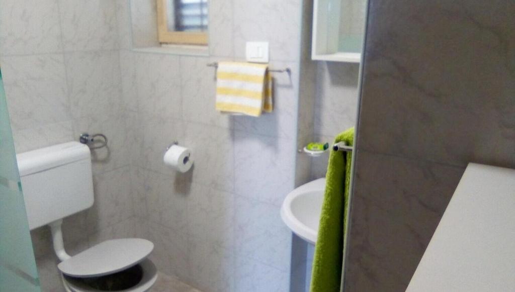 Koupelna v ubytování Apartment Griv