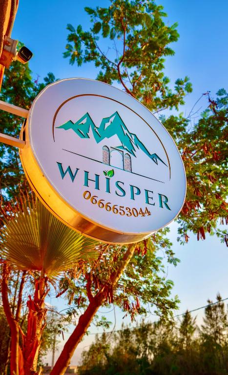 Certifikát, hodnocení, plakát nebo jiný dokument vystavený v ubytování Whisper